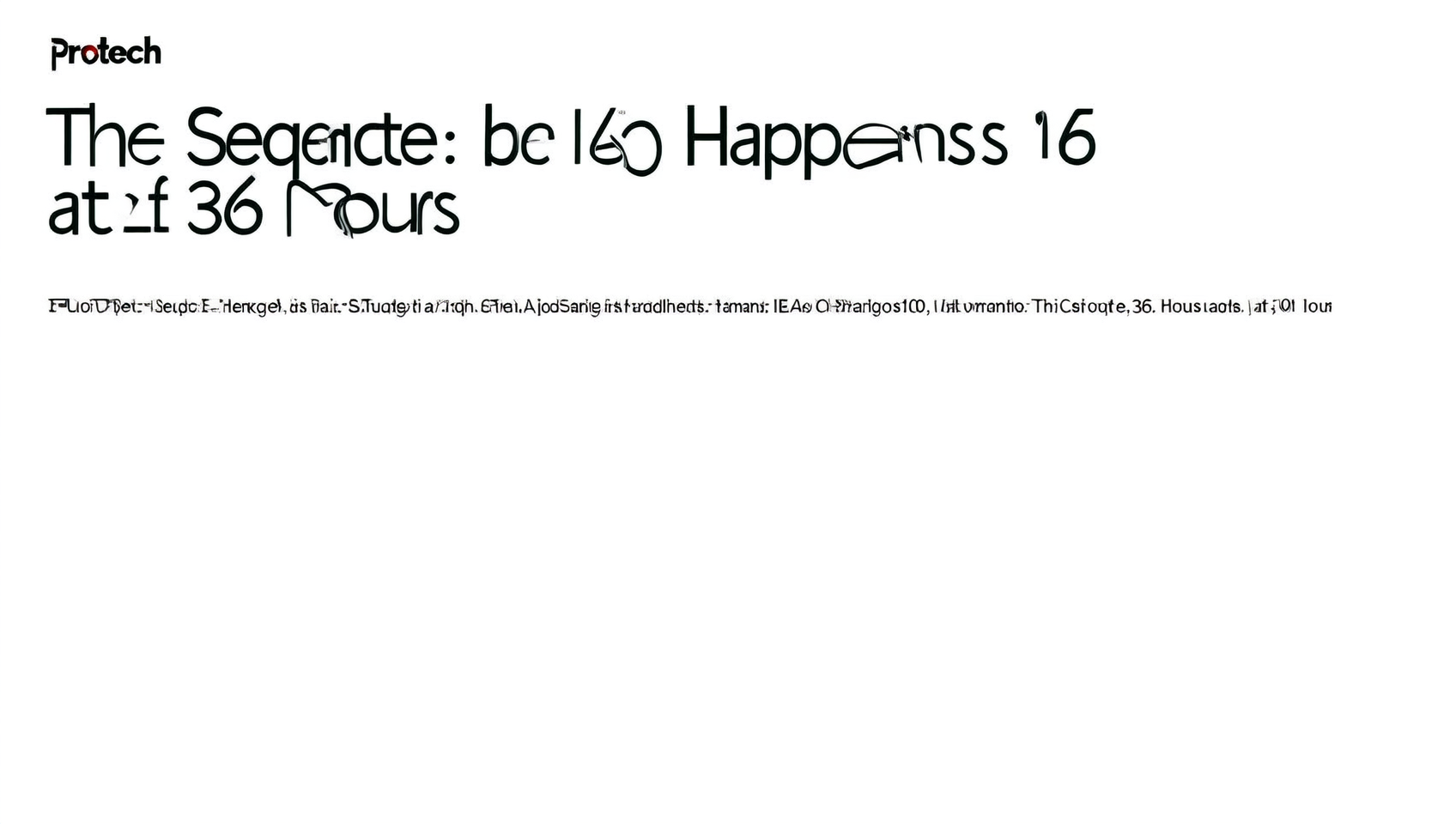 The Sequence: What Happens at 120, 72, and 36 Hours